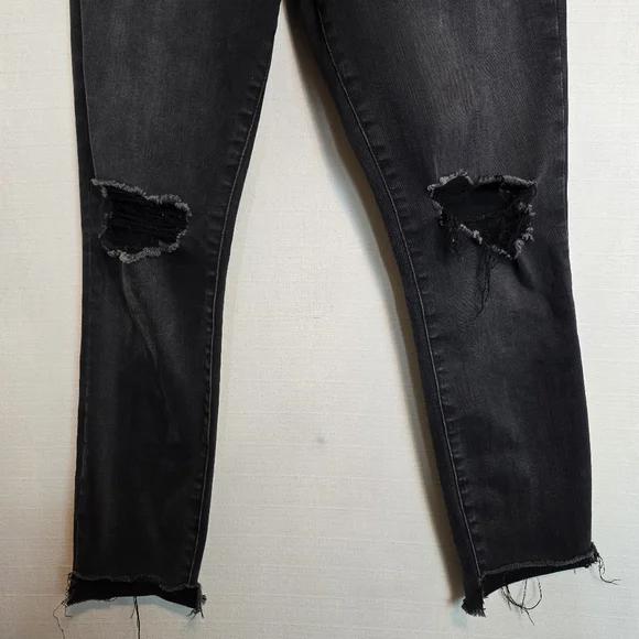 ๐ด 3/$30 Good American 26ร25 Good High Waist Crop Skinny Jeans In Black127 2/26 - Picture 10 of 15